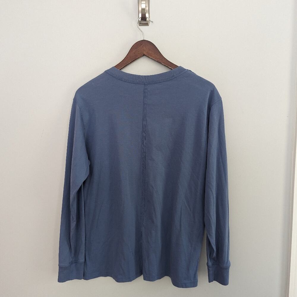 Women's Lululemon Top 6 Cornflower Blue Long Sleeve Tshirt Blouse Workout - Picture 6 of 6